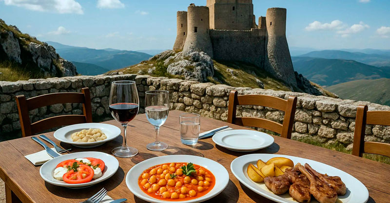 TR in Abruzzo Raduno Nazionale 2026, Rocca Calascio la location del film "Il nome della Rosa"
